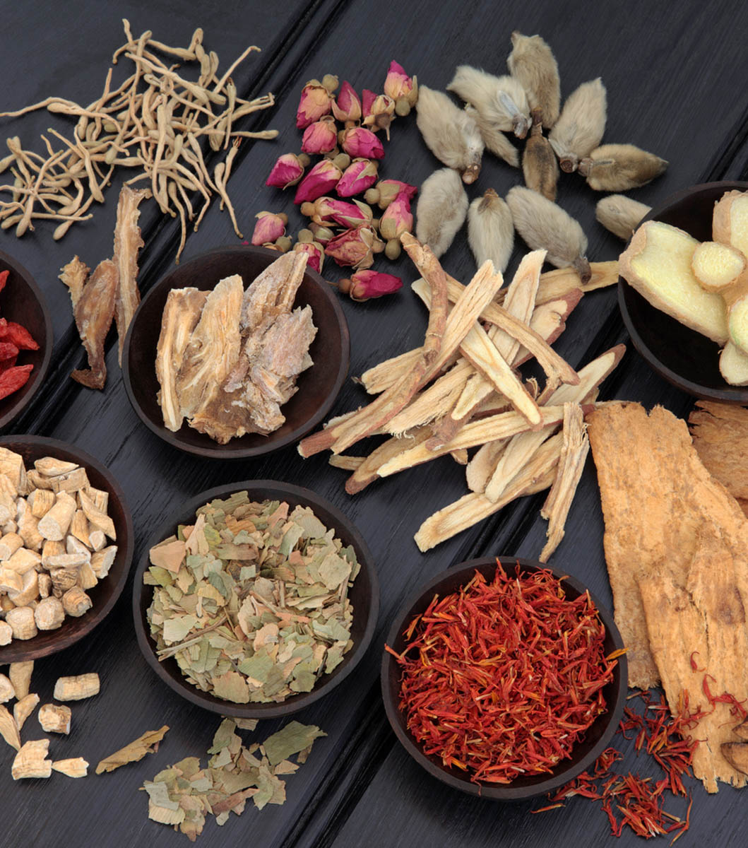 Chinese herbs in a TCM formula